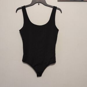 Express size S Body Contour Seamless Black Bodysuit Tank Top